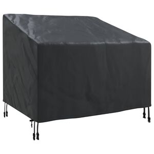 vidaXL Garden Chair Cover Black 96 x 79 x 74 cm 210D Oxford Fbric