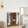 vidaXL Wardrobe with Shelf Old Wood 102 x 38 x 110 cm Engineered wood
