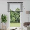 vidaXL Venetian Blind Manual Adjustable Black 213 x 140 cm PVC