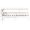 vidaXL Bookcase Bed without Mattress White 90x200cm Solid Wood Pine