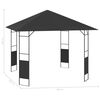 vidaXL Garden Gazebo 3x3 m Anthracite 160 g/m&sup2;