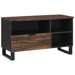 vidaXL TV Units with Drawer Walnut 80 x 33 x 46 cm Engineered wood