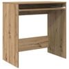 vidaXL Desk Artisan Oak Engineered Wood 77.5 x 43 x 79 cm