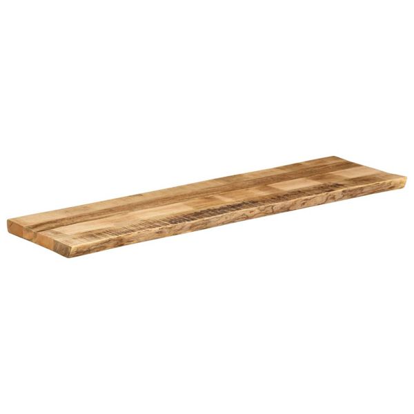 vidaXL Table Top Live Edge 180x40x2.5 cm Solid Wood Rough Mango