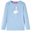 Kids'T-shirt with Long Sleeves Light Blue 92
