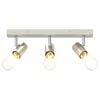 vidaXL Ceiling Spotlight Nickel 38 x 6.5 x 11.5 cm Metal