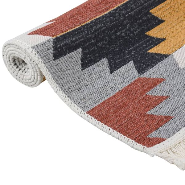 vidaXL Rug Multicolour 80x300 cm Cotton