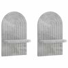vidaXL Wall Shelf 2 pcs Concrete Grey 23 x 13.5 x 37.5 cm