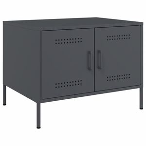 vidaXL Coffee Table Anthracite 68x50x50.5 cm Steel