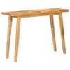 vidaXL Dinning Table Natural 100 x 35 x 75 cm Solid Mango Wood