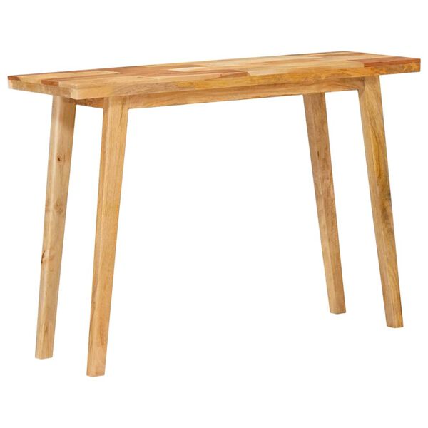 vidaXL Dinning Table Natural 100 x 35 x 75 cm Solid Mango Wood