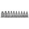 12-Point Bit Set Socket Wrench Set 10 pcs on Strip