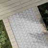 vidaXL Outdoor Carpet ARAKIL Grey 80x250 cm PP