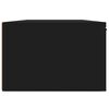 vidaXL Wall Cabinet Black 68x30x20 cm Engineered Wood