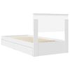 vidaXL Storage Bed with Headboard White 90 x 190 cm Engineered Wood