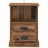 vidaXL Bedside Cabinet 2 pcs Old Wood 36 x 43 x 60 cm Engineered Wood