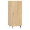 vidaXL Highboard Sonoma Oak 34.5x34x180 cm Engineered Wood