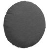 vidaXL Seat Cushions 2 pcs Dark Grey Ø 30 cm Corduroy Fabric