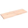 vidaXL Bathroom Countertop 140x50x(2-4) cm Untreated Solid Wood