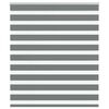 vidaXL Zebra Blind Dark Grey 120x150 cm Fabric Width 115.9 cm Polyester