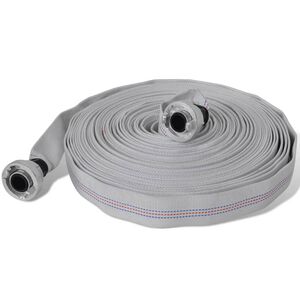 vidaXL Fire Hose Flat Hose 20 m with D-Storz Couplings 1 Inch