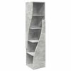 vidaXL Corner Cabinet Concrete Grey 32x32x140cm Engineered Wood