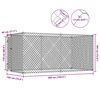 vidaXL Outdoor Dog Kennel 382x192x185 cm