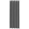 vidaXL Voile Curtains with Grommets 2 pcs Dark Grey 140x300 cm