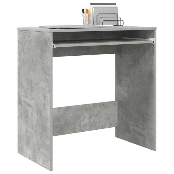 vidaXL Desk Concrete Grey 77.5 x 43 x 79 cm Engineered Wood