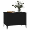 vidaXL Coffee Table Black 60x44.5x45 cm Engineered Wood