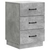 vidaXL Bedside Cabinet Concrete Grey 43 x 41 x 63.5 cm Engineered Wood