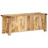 vidaXL TV Cabinet 110x35x40 cm Solid Rough Wood Mango