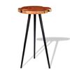 vidaXL Log Bar Table Solid Acacia Wood (55-60)x110 cm