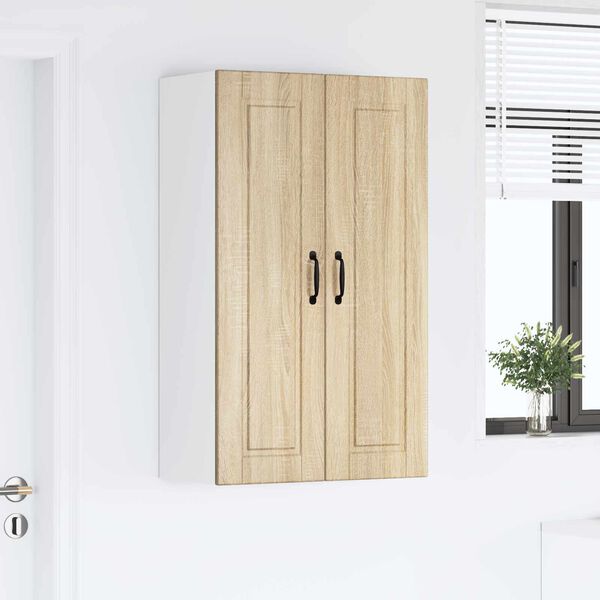 vidaXL Kitchen Cabinet Sonoma Oak 60 x 31 x 100 cm Engineered Wood