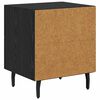 vidaXL Bedside Cabinet Black Oak 40 x 35 x 47.5 cm Engineered Wood