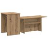 vidaXL Console Table Artisan Oak 91.5 x 35 x 38.5 cm Engineered Wood