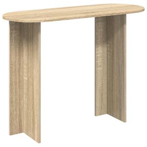 vidaXL Console Table Sonoma Oak 100 x 39.5 x 75 cm Engineered Wood