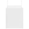 vidaXL Paper Bags 250 pcs with Handles White 32x22x24 cm