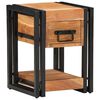 vidaXL Bedside Cabinet 2 pcs Brown 30 x 30 x 40 cm Solid Acacia Wood