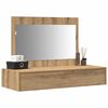 vidaXL Dressing Table Brown 100 x 40 x 70 cm Engineered Wood