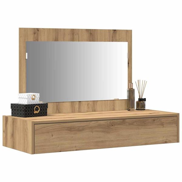 vidaXL Dressing Table Brown 100 x 40 x 70 cm Engineered Wood