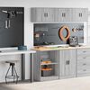 vidaXL Garage Cabinets 2 pcs Grey Sonoma Engineered Wood