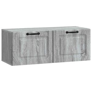 vidaXL Wall-Mounted TV Cabinet Grey Sonoma 78.5 x 31 x 30 cm