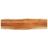 vidaXL Table Top 160x40x3.8 cm Rectangular&nbsp;Solid Wood Acacia Live Edge
