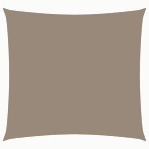 vidaXL Sunshade Sail Oxford Fabric Square 2.5x2.5 m Taupe