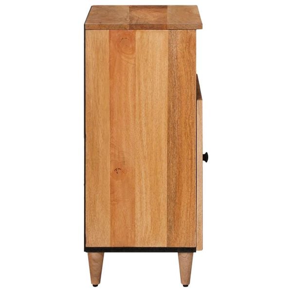 vidaXL Sideboard with Door Natural 60 x 33.5 x 75 cm Solid Mango Wood