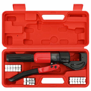 vidaXL Hydraulic Crimping Pliers 4-6-8-10-16-25-35-70 mm&sup2;
