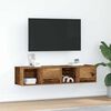 vidaXL TV Cabinets 2 pcs Old Wood 60x31x25.5 cm Engineered Wood