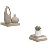 vidaXL Floating Wall Shelves 2 pcs Oak 23x23.5x3.8 cm MDF
