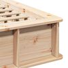 vidaXL Bed Frame Brown 120 x 200 cm Solid Pine Wood